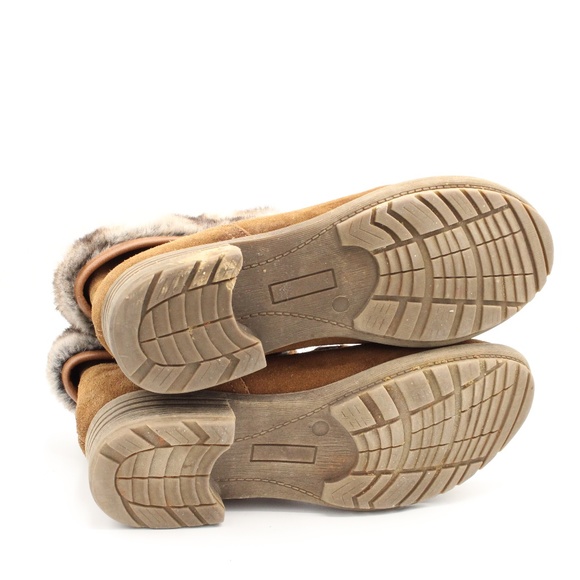 Ladies Booties Aldo Size 10 Faux Fur Cold Weather - Picture 5 of 8